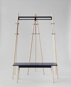 Artek Kiila Coat Stand, Ash - Black 11 Artek Kiila Coat Stand, Ash - Black -Artek Artek Rybakken Kiila bench coat rack coat stand photo KalleSanner and DanielRybakken 1