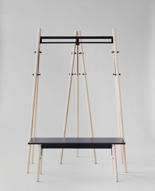 Artek Kiila Coat Stand, Ash - Black 6 Artek Kiila Coat Stand, Ash - Black - Image 6