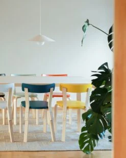 Artek Aalto Chair 69, White 9 Artek Aalto Chair 69, White -Artek Artek Tuoli 69 Kori Poyta 83 table 1