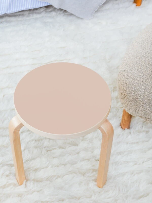 Artek Aalto Stool 60, Powder Linoleum - Birch 2 Artek Aalto Stool 60, Powder Linoleum - Birch - Image 2