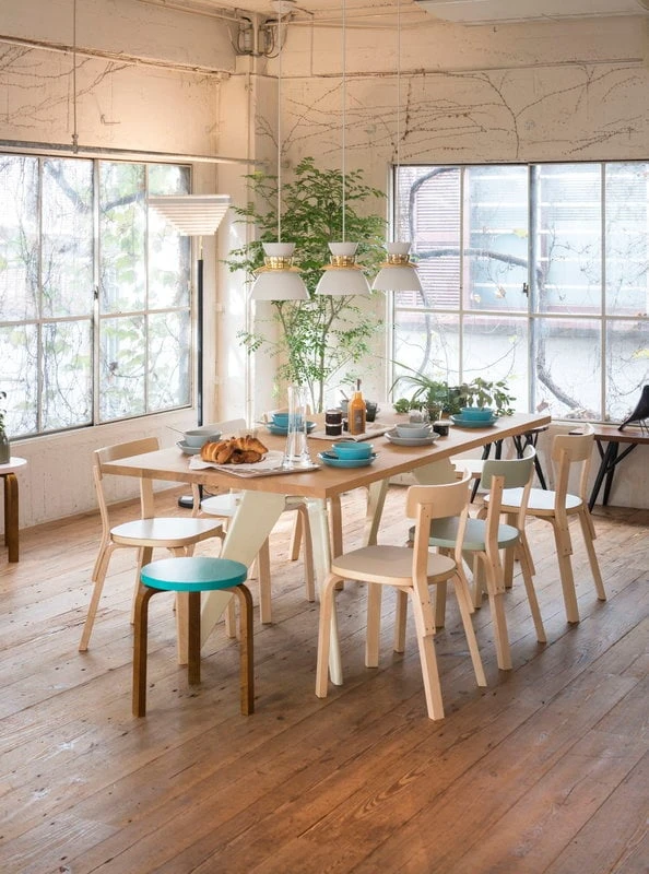 Artek Aalto Chair 69, White Laminate 5 Artek Aalto Chair 69, White Laminate - Image 5